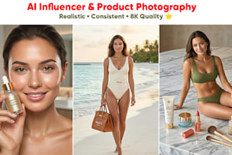 create a realistic ai influencer and virtual model for your brand