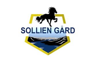 design unique horse gard and care race logo