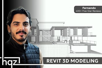 do bim architecture 3d model in revit