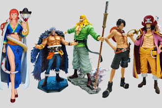 3d print and paint 3d model 3d figures 3d miniature 3d warhammer anime figures
