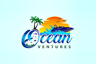 make island paradise boat charter logo tour package company
