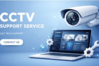 provide remote cctv, IP camera and network support