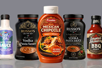 do design product label, bottle label, food label, oil label