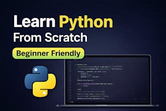 teach python in a simple, beginner friendly way