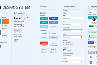 create UX focused UI design system