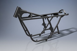 create realistic 3d cad model, bike chassis, engines manufacturing, 3d printing