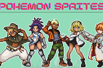 do custom pokemon pixel art pixel art assets pokemon sprite sheet fakemon sprite