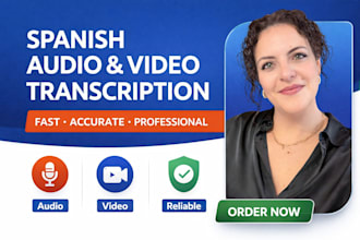 transcribe spanish audio and video fast and accurately