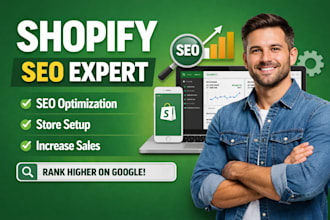 optimize your shopify store SEO for higher ranking, traffic
