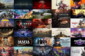 design professional steam capsule art, game banners and cover art