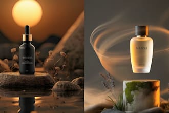 create high quality 3d cosmetic product rendering amazon skincare mockup