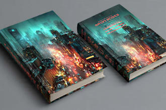 design a professional sci fi fantasy cover for your book