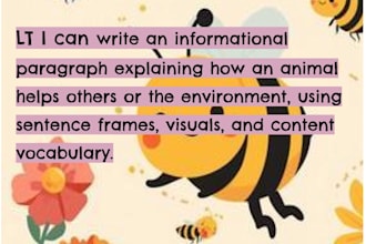 provide expert writing modules for grade 2 about animals