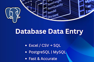 upload and organize your company data in database