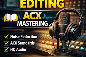 professional vocal edit and mix master acx standards
