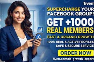 increase new  1,000 facebook members fast