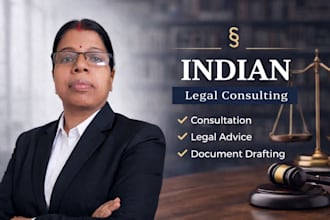 be your lawyer for legal consultation on contracts in indian