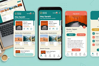 design creative and unique UI UX