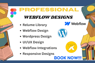 design or redesign your webflow website using relume library website
