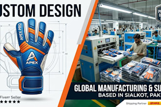 design and manufacture custom goalkeeper gloves  your brand