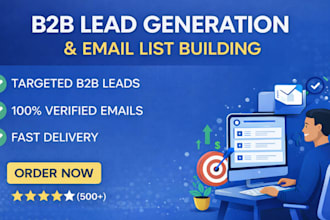 b2b lead generation, targeted email list building