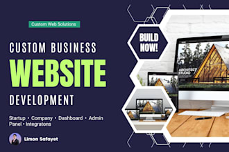 develop a scalable custom business website for your company