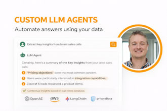 build custom llm agents using your data