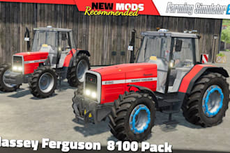 create realistic fs25 tractor mod with custom rain tires wide plus deep tread