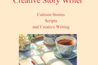 write engaging cartoon story and youtube script