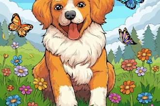do professional digital coloring for your sketches