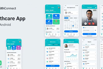 create UI UX for healthcare apps
