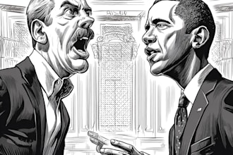 illustrate satire, editorial or political cartoons for you