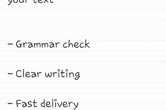 proofread and edit your italian text professionally