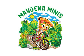 design unique pizza shredder logo