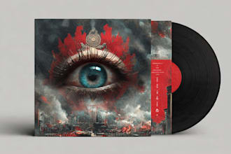 design album cover design, album cover art, music cover art