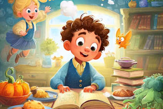 children book illustration and children book illustration