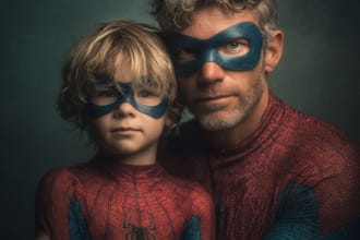 custom superhero portraits bring your hero to life