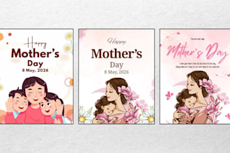 design stunning mothers day posters flyers and banners
