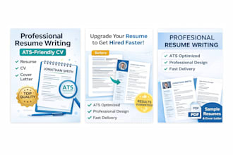 write, edit and optimize your resume or CV
