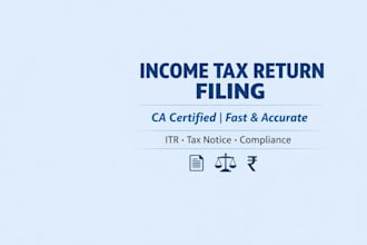 file your income tax return and tax notices professionally