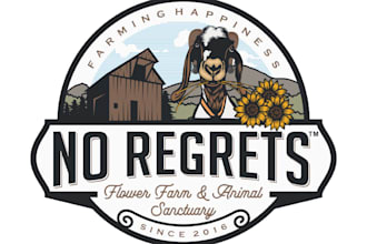 design a creative goat farm logo for your business