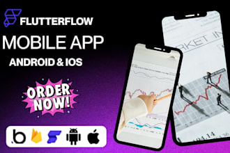 create flutterflow mobile app, booking app, fitness app, fix flutterflow app