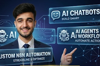 build ai agents chatbots  n8n automation