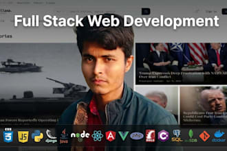 build a full stack ai web application