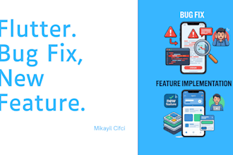 fix and maintenance mobile apps that built with flutter