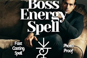 cast powerful boss energy spell executive success, aura upgrade with white magic