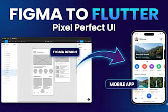 convert figma xd psd to flutter app UI with pixel perfect design