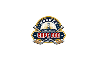create sports club team logo with hockey training