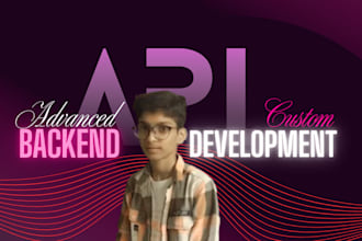 develop rest API backend for websites and saas