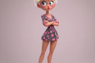 draw cute mascot cartoon character art